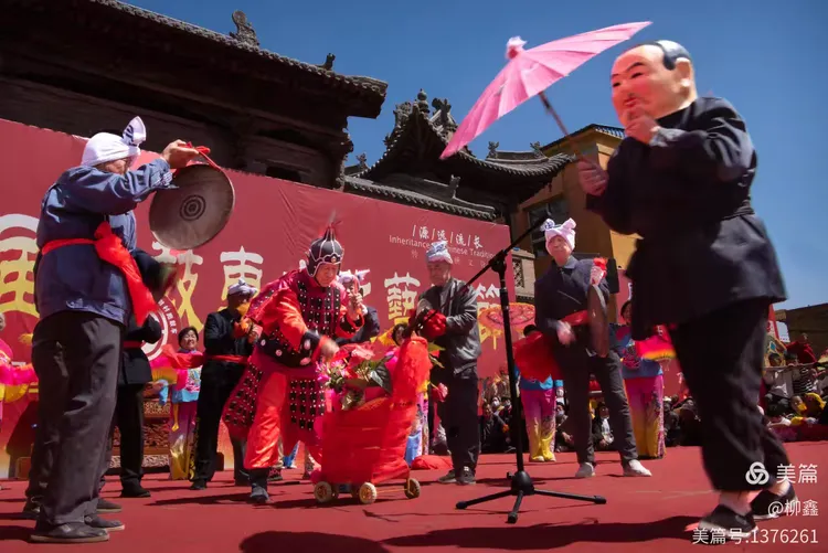 襄汾县尉村跑鼓车，民俗文化的激昂篇章